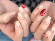 オフなし💛　シンプルデザインネイル