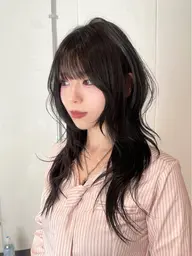 【当日予約限定🎟】カットカラー[レイヤーカット/ハッシュカット/ウルフカット/顔周りレイヤー]