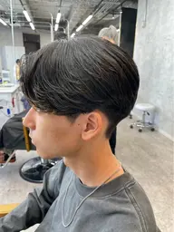 【⚽️メンズクーポン⚽️】ニュアンスパーマ+メンズカット+ReFaマイクロバブル泉