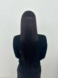 ・クオライン縮毛矯正+3stepトリートメント