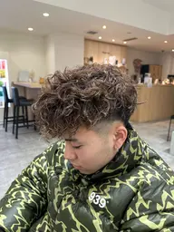 カット＋デザインパーマ(メンズ限定)
