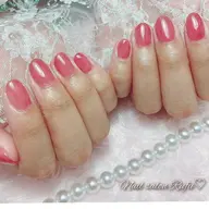 うる艶美フォルム✨🩷ワンカラーネイル🩷