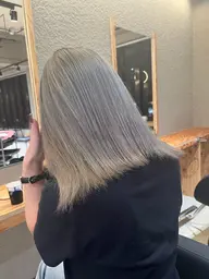 【❄️ダメージ94%offケアブリーチ使用❄️】《🌟ケアブリーチ（フル）＋フルカラー＋3srepハホニコTR付き🌟》