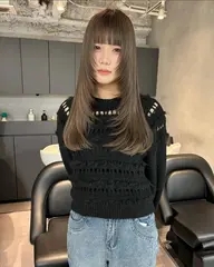 ✨前髪cut✂️×イルミナカラーorアディクシーカラー💐+潤いトリートメント🕊✨