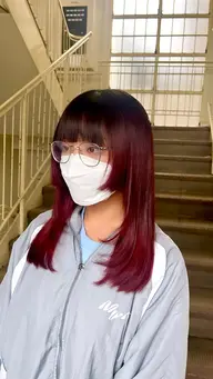 【♡透明感爆増♡】韓国カラー➕カット➕高保湿トリートメント（#ケアブリーチ/リタッチ/ワンカラー/インナーカラー）