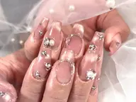 🉐4月限定🌟【オフなし】スカルプ10本長さだし🍓120分やり放題コース