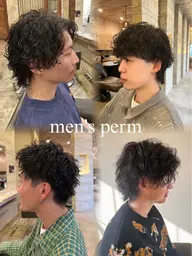 【👑人気No.2👑】メンズカット＋パーマ🖤
