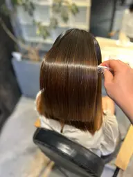 【柔らかい縮毛矯正】✨カット➕艶髪縮毛矯正✨自社開発のお薬で自然な仕上がりに🌿