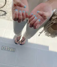 カラーフレンチ🩵One color オフ有り