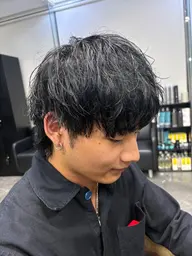 [超破格クーポン(トリートメント無料)‼️]カット、緩めシャドウパーマ、パーマ用トリートメント¥4950