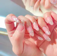 🫧(オフ込み)🫶🏻チップ+スカルプジェル長さ出し(10)本💛➕シンプル定額デザイン🍒