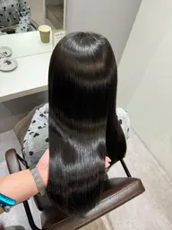 【ノンダメージ】酸性縮毛矯正＋小顔カット＋ケアトリートメント⚠️2回目以降¥19900