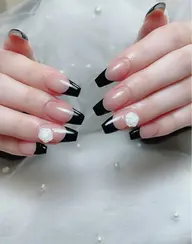 チップ長さ出し込み+フレンチ