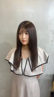 💖4月限定50%OFF💖前髪カット+シャンプー+うる艶トリートメント ✨¥3,850 《鎖骨下+¥1,100》