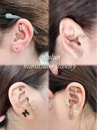 【話題沸騰中🔥】耳ツボジュエリー6粒×まつ毛パーマ👀💎 岡山市/妹尾駅