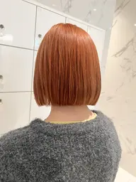 ケアブリーチ&ダブルカラー+似合わせカット+内部修復トリートメント