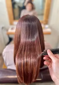 【最高級ケアカラー】カット+髪質改善TLCカラー(専用トリートメント込)