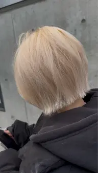 🌈highbleachカラー🌈3 care bleach✖️透明感カラー‼️追加カット＋¥3000