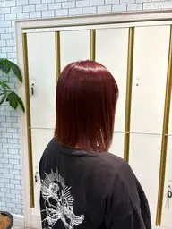 【透明感カラー】ワンカラー+1stepトリートメント