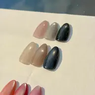 💐3月限定💐シンプル  オーロラ🌈マグネット🧲 フラッシュ✨可能🙆🏼‍♀️他店様オフ代無料❣️