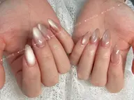 チップ長さ出し🦋 今大人気💕マグネットネイルワンカラー(2色まで)　　(大塚駅)