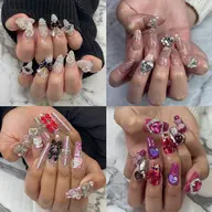 ギャル応援📣！長さだしアートパーツ付け放題