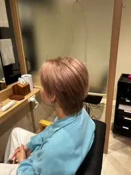 メンズカット＋ケアブリーチ＋カラー