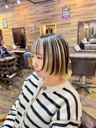 ✨ケアブリーチ✨インナーカラー or グラデーションカラー【イヤリング／アンブレラなんでも👏】+水素トリートメント⭕️