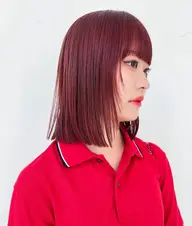 前髪カット+ワンカラー+前処理1ステップトリート