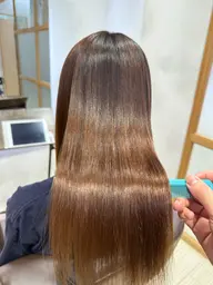 弱酸性ストレート+カシミヤトリートメント