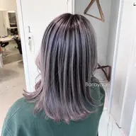 【🗽海外風バレイヤージュ・シャドールーツ🇺🇸】ブリーチカラー+うる艶トリートメント🫧🫧