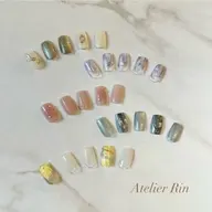 12種類から選べる♡月替わり定額デザイン【2本アート】