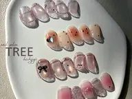 【オフあり】定額 ワンホンネイル🎀チーク,マグネット,フラッシュetc♡デザイン8種/パラジェル(+550円)変更可◎