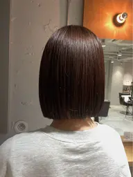 ボブカットモデル(¥0)➕カラー➕クイックトリートメント🫧
