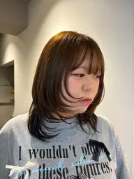 ブリーチ有りリタッチ（2​〜​5cm）+オンカラー🍒