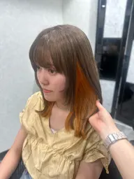 インナーカラー+全体カラー+periodトリートメント