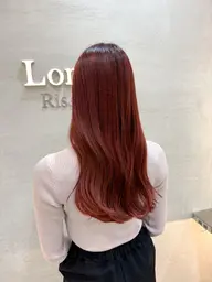 初カラーの方に⭕️🧡ブリーチなしWカラー🩵高発色カラー+カット+高保湿トリートメント✨【ショート、ボブ、レイヤー】