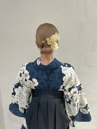 🌸卒業式🎓ヘアセット&袴着付け お友達と一緒で9900円✨ 早朝ok👍