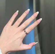 チープ長さだし💅フレンチ/ベースカラー有り
