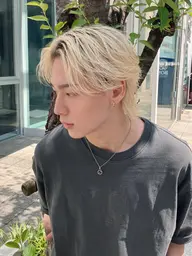 🔥「メンズ限定」似合わせカット➕ブリーチ有透明感カラー