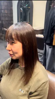 【扱いやすい前髪が欲しい❗️】🔷前髪縮毛矯正🔷