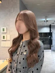 ❗️4/1​〜​10まで限定クーポン❗️プルエクステダイヤモンド毛質60本​〜​＋馴染ませカット半額＋カラー¥5500‼️