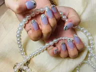 🦋NEW OPEN🦋初回オフ無料✨フレンチ /ガラスフレンチ+パーツ2個 7980 【期間限定 】6580✨