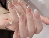 [カラスフレンチorフレンチネイル】ベース1色付け¥6890