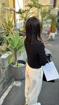 cut × 髪質改善ストレート