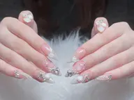 （チップ長さだし)当店人気No.1◆10本やり放題(ソフトジェルオフ無料）