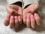 【オフなし】ワンカラー🩵ネイル