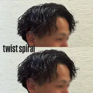 【men's】シャープな束感×ボリュームup"ツイストパーマ"