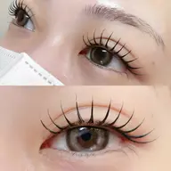 【春休み価格🌸】オフ無料⟡パリジェンヌラッシュリフト×LEDエクステ80本🎀🤍