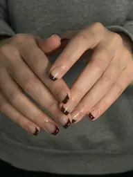 フレンチネイル(オフなし) クリアベース